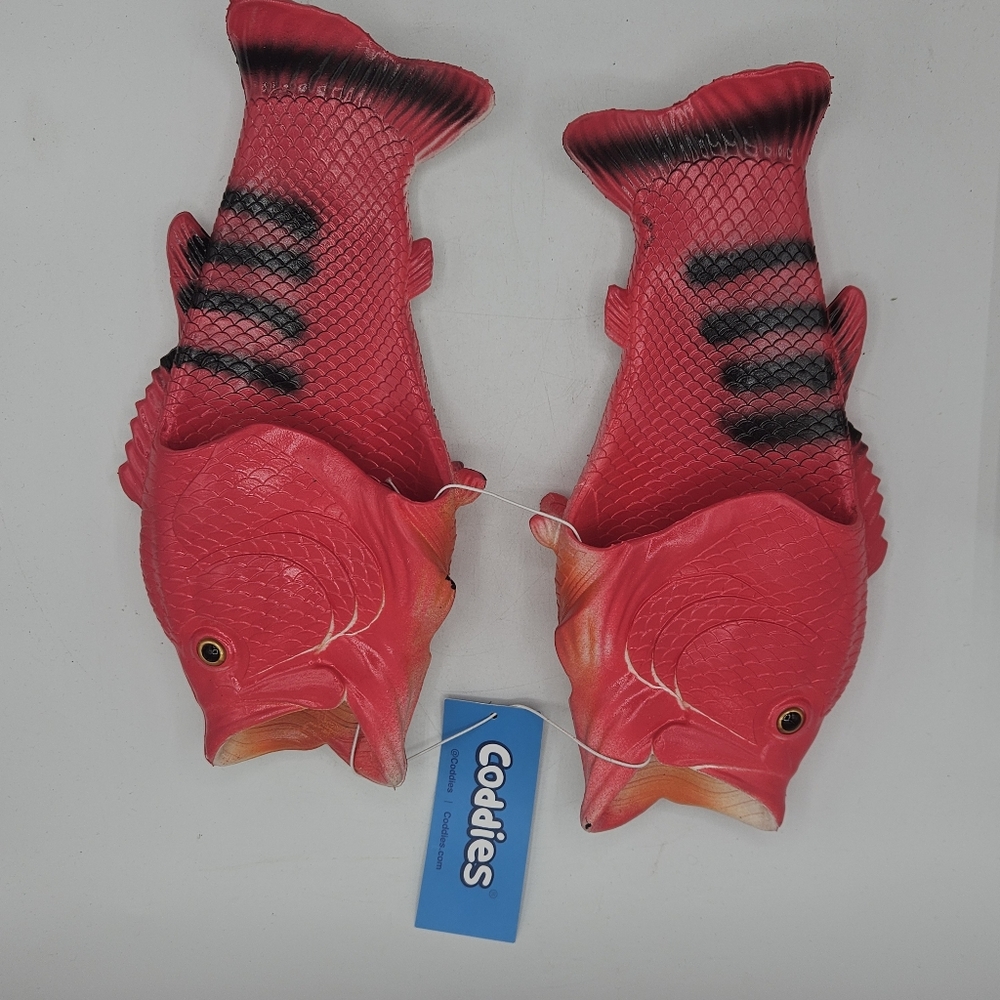 Coddies Fish-Shaped Pink Cod Fish Shoes Size 40-41 US 8.5/9